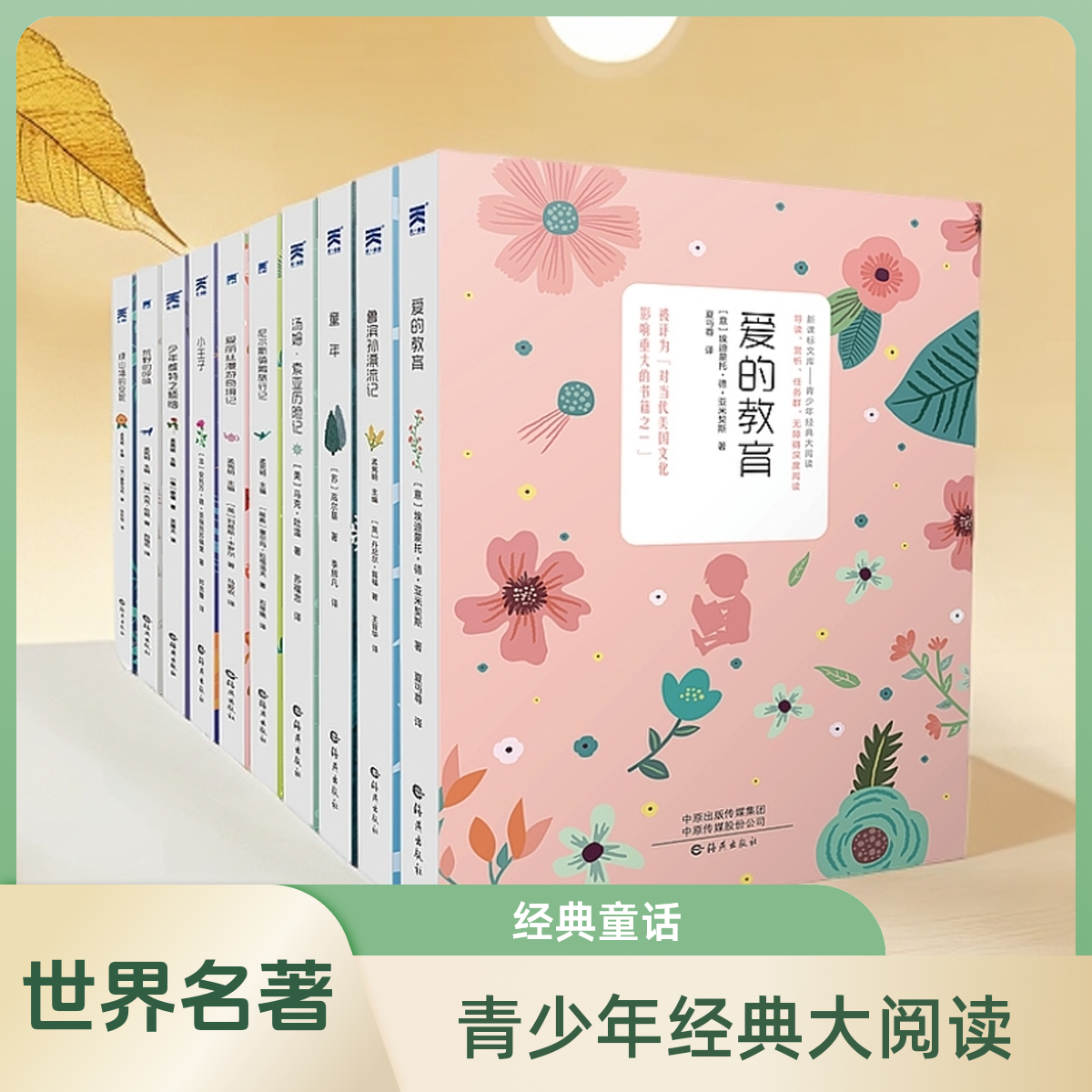 青少年经典名著大阅读 世界名著 经典童话 阅读能力大提升 学生课外阅读书籍小王子鲁滨逊漂流记昆虫记尼尔斯骑鹅旅行记