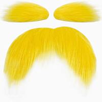 The new cartoon beard costume prop of Yellow Old Reese, a funny and creative beard for parties and balls thumbnail 6