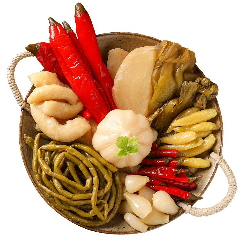 四川正宗泡菜泡青菜酸豆角
