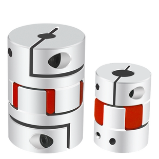 可带键槽铝合金梅花爪式弹性联轴器伺服电机接头变径大扭矩连轴器