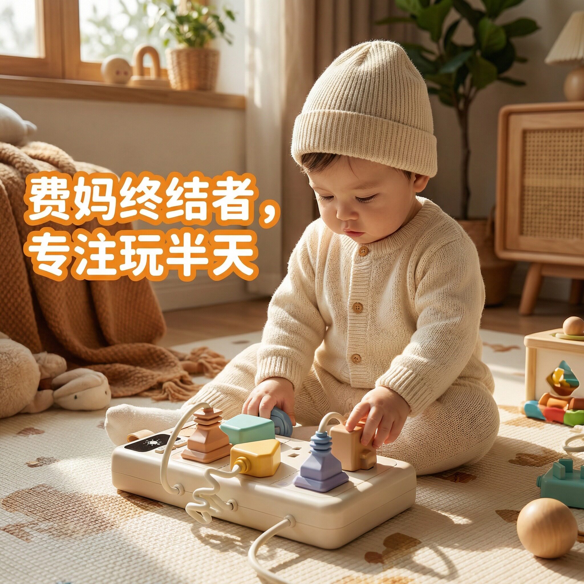 多功能插座早教玩具宝宝生日礼物