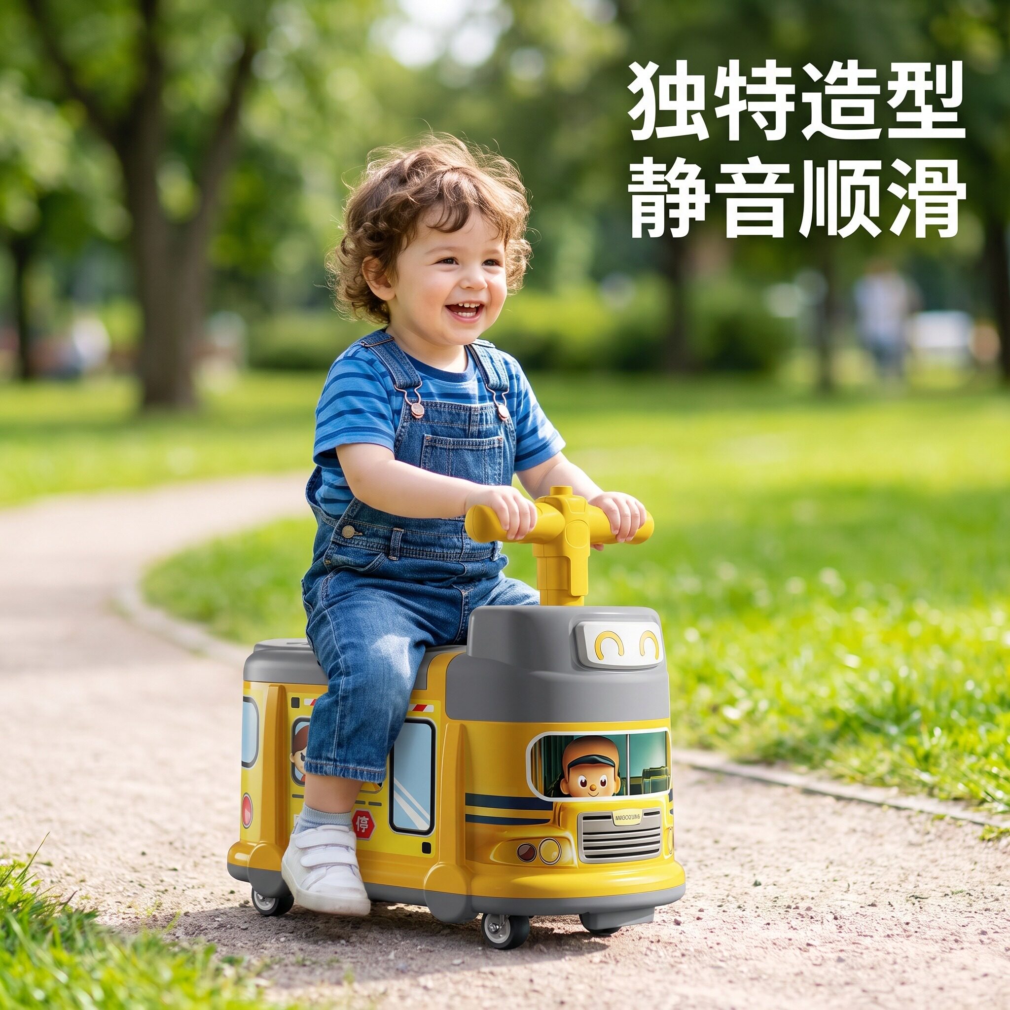 2026新款儿童防侧翻扭扭车溜溜车
