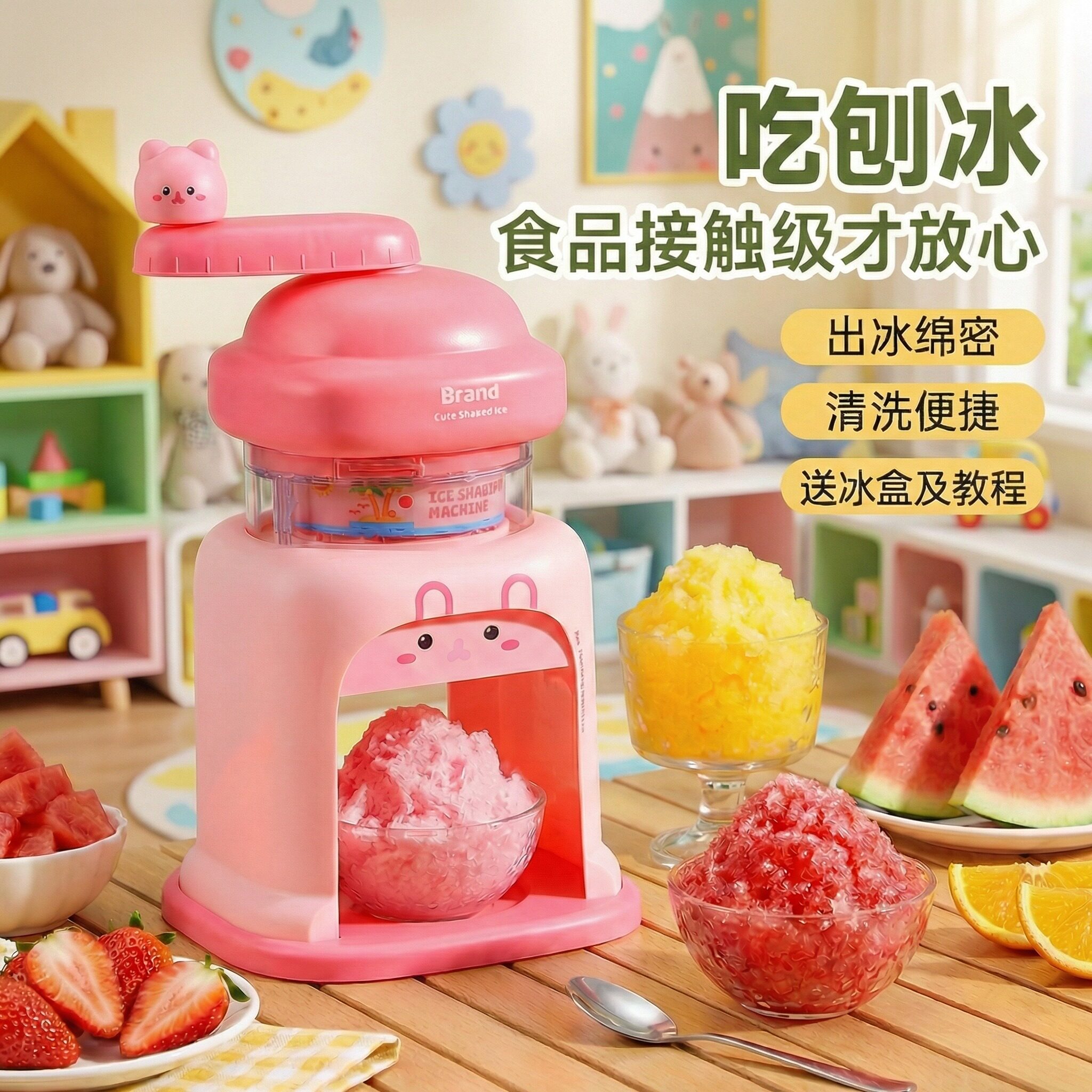 绵绵冰刨冰机女童生日礼物高端实用10岁女孩玩具儿童网红爆款6小8