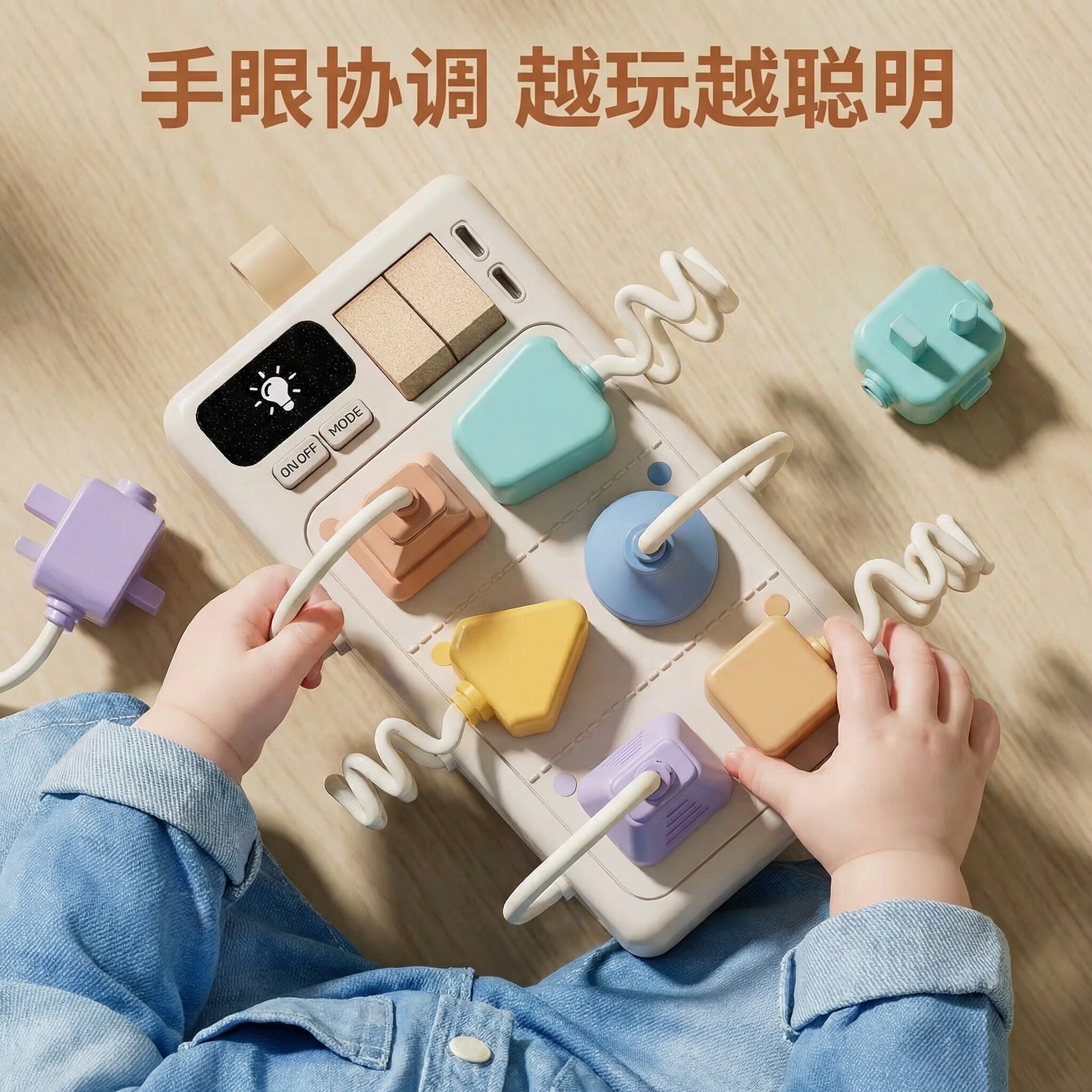 多功能插座早教玩具宝宝生日礼物
