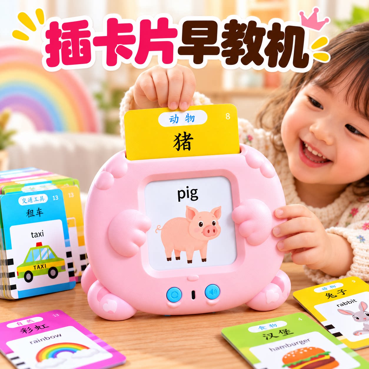 宝宝益智早教双语启蒙玩具