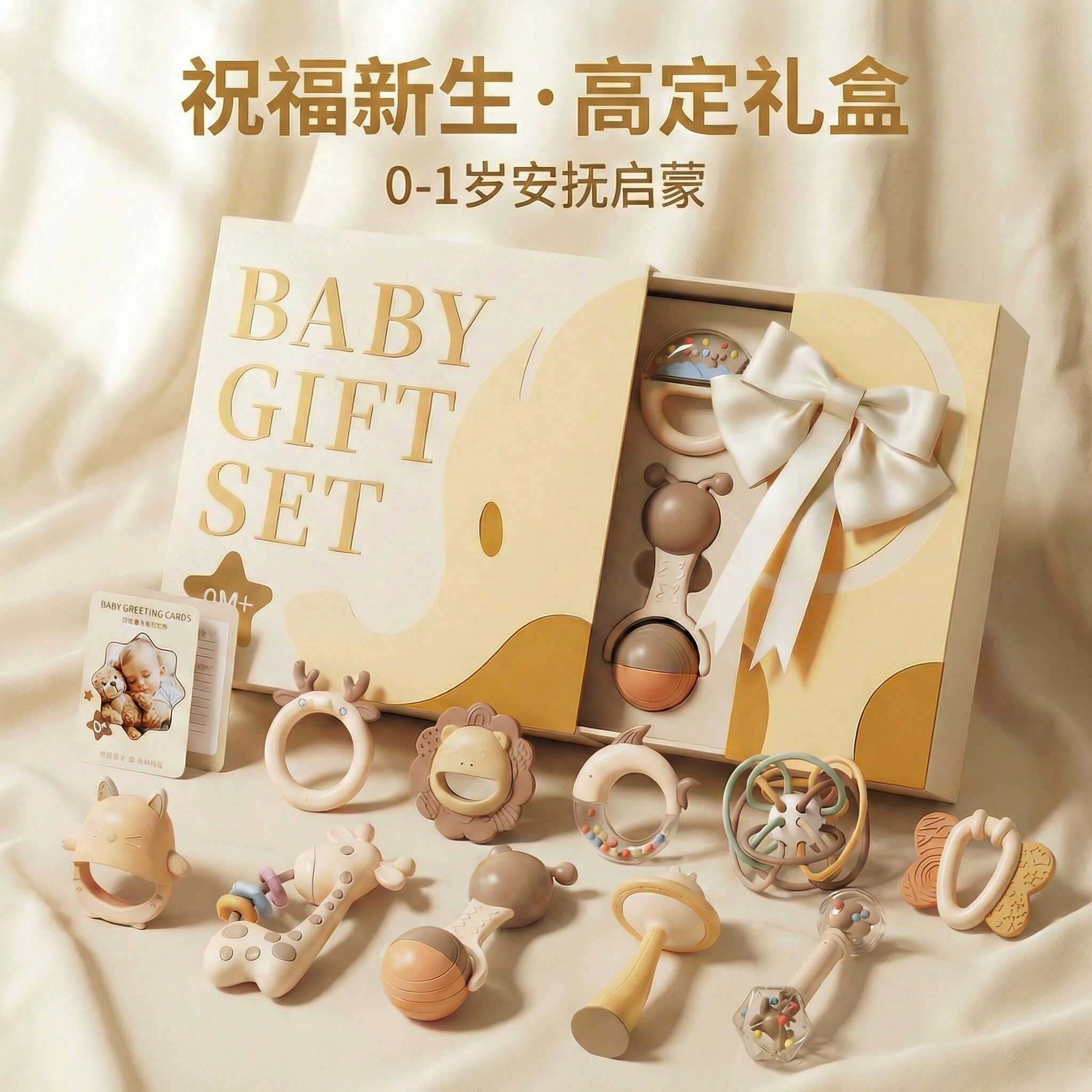 新生婴儿见面礼0到1岁玩具