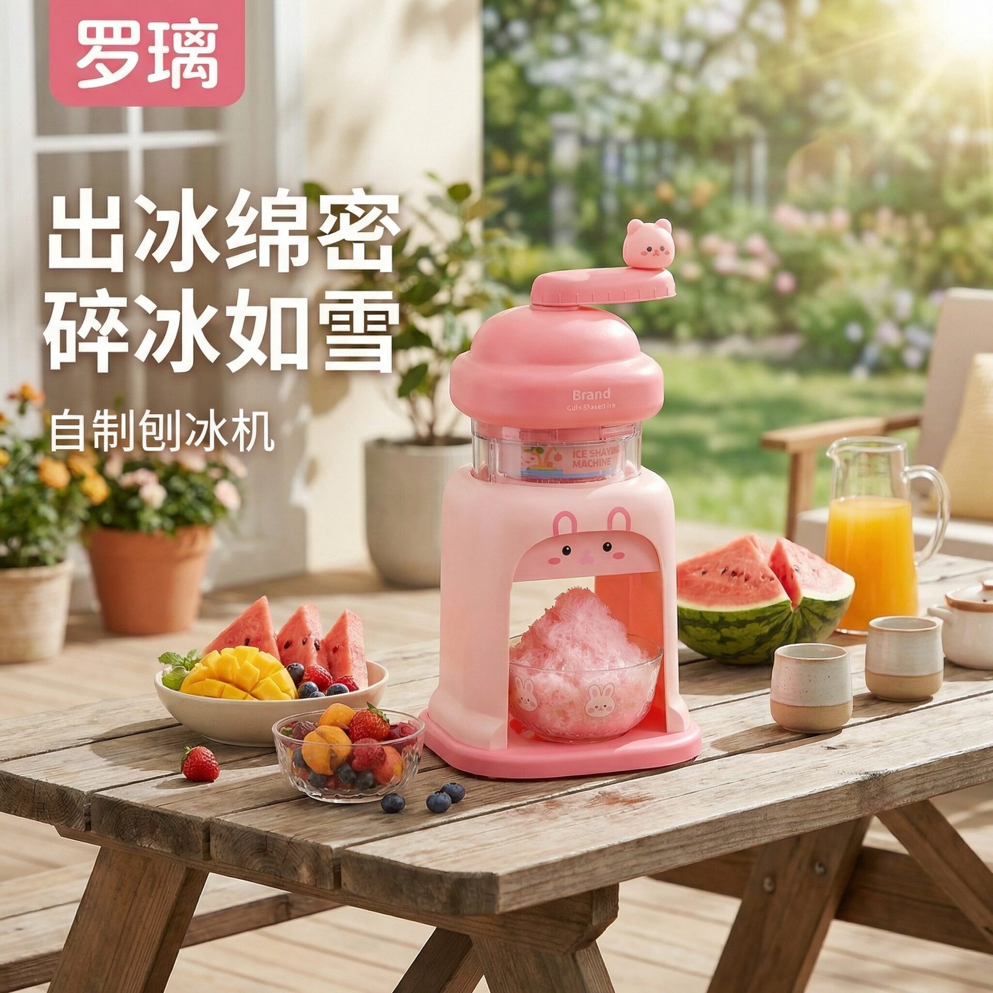 刨冰机家用小型女孩生日礼物6岁8高端实用10十女童网红爆款儿童小