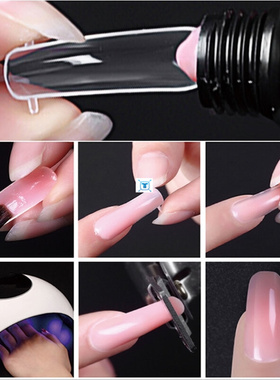 14pcs/kit Poly Gel Kits 30g French Nail Art Clear