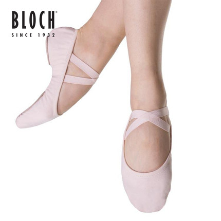 澳洲进口Bloch Performa弹力帆布女成人芭蕾练功软底平底鞋S0284L