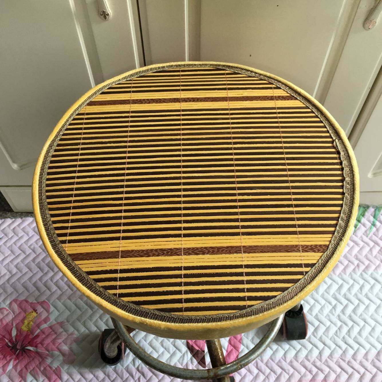 圆凳子坐垫套圆形四季座垫屁垫凉垫通用久坐凉席竹垫散热清凉夏