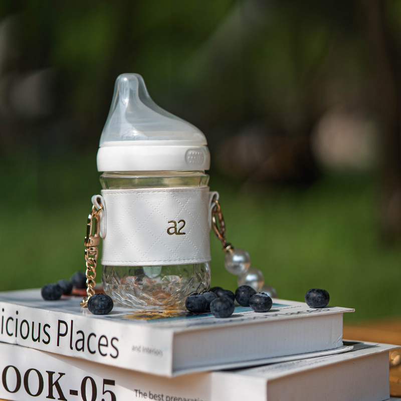 a2奶瓶时尚杯套链条配件玻璃