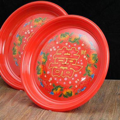 婚庆果盘家用喜结塑料喜