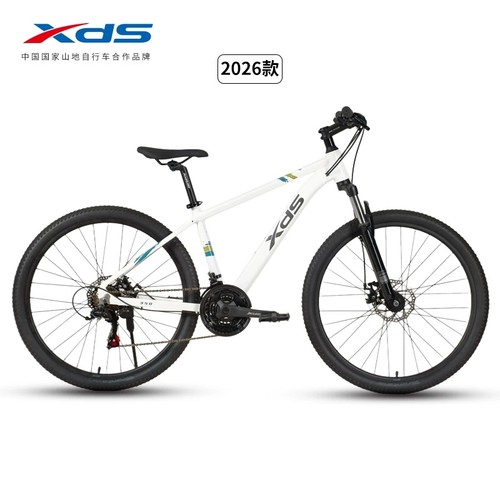 喜德盛新款黑客350/380山地自行车铝合金车架禧玛诺21速单车碟刹