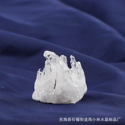 白水晶簇摆件 白水晶原石摆件 水晶工艺品摆件