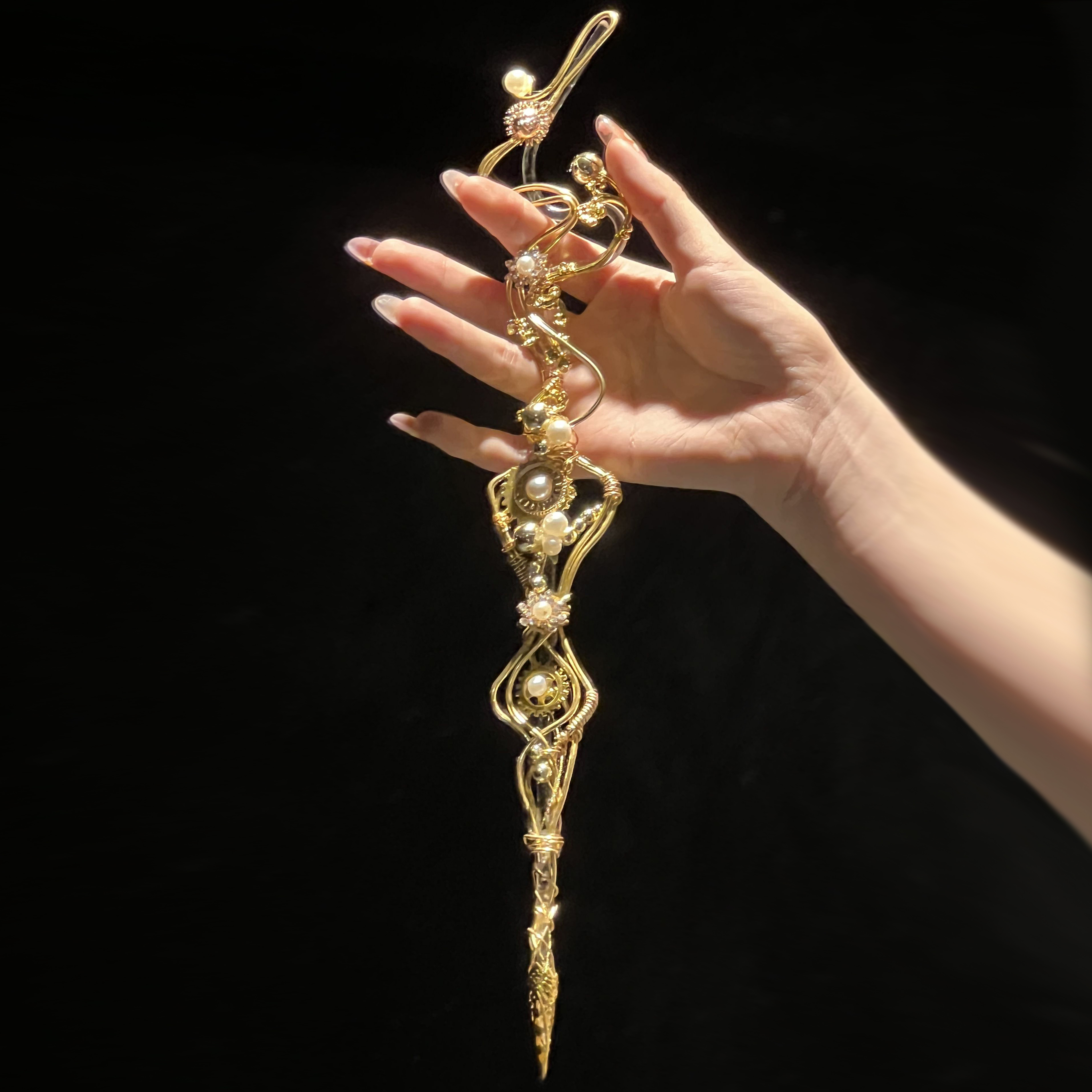 手持权杖cos配饰武侠道具