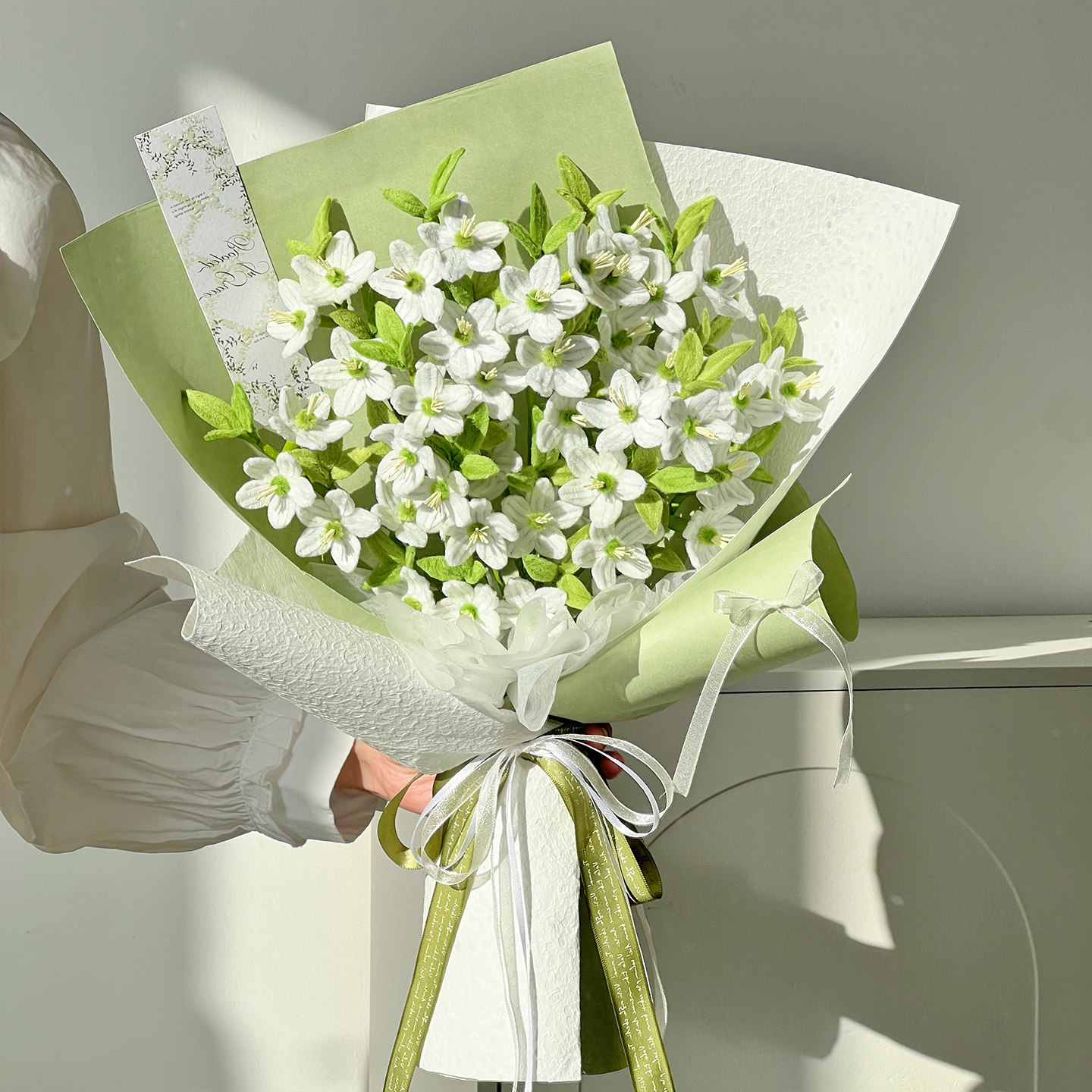 扭扭棒花束玫瑰花手工diy材料包送闺蜜女友百合花520情人节礼物