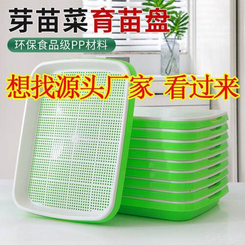 育苗盘芽苗盘阳台种菜盆水培蔬菜