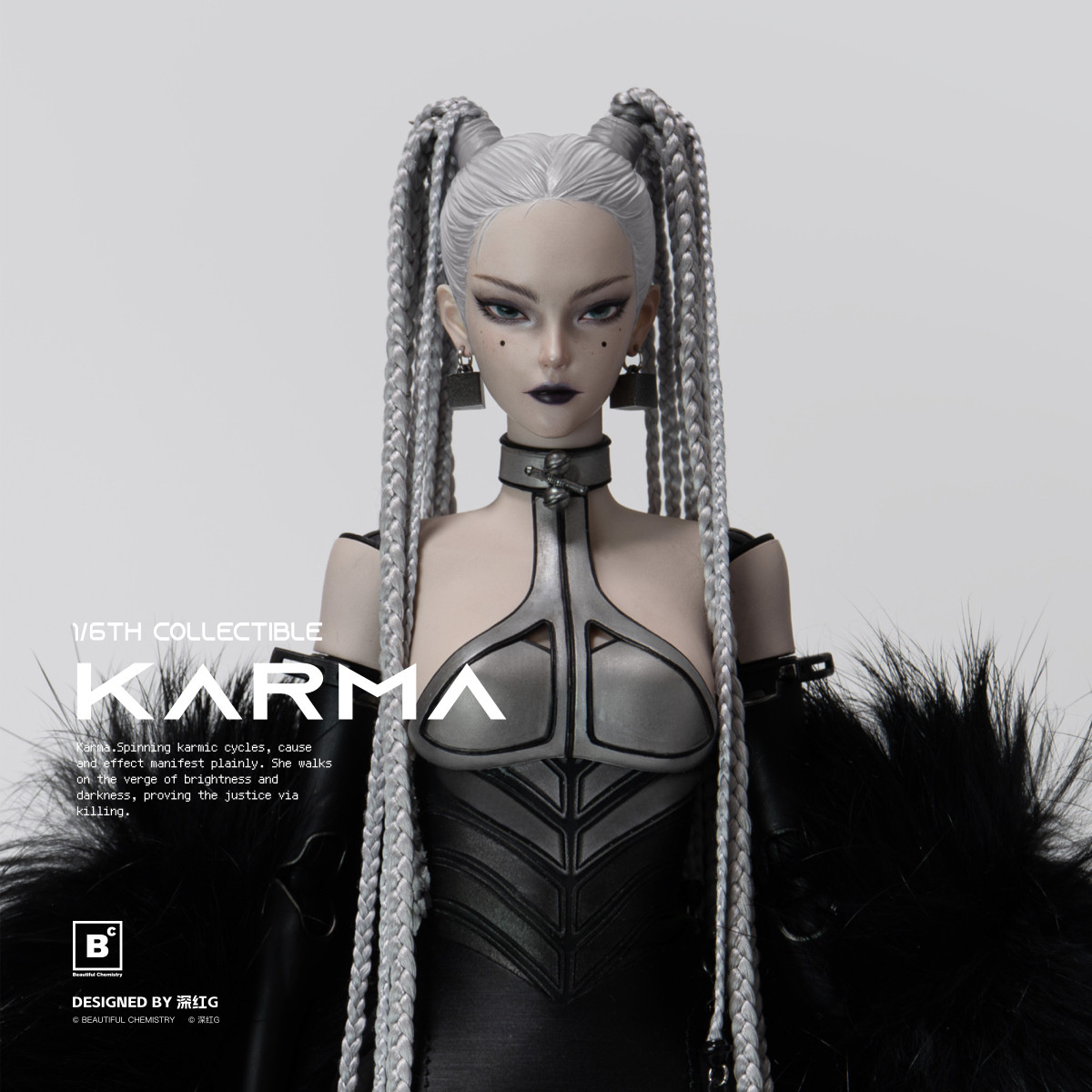 【定金】BC x 深红G 白夜Alba系列 收藏级可动人偶 伽一 Karma