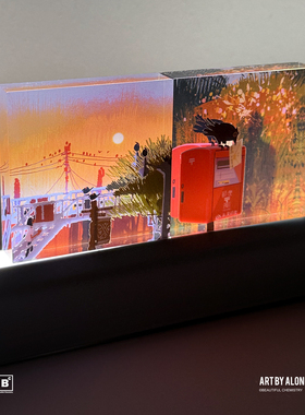 BC x Alonelee 127 树风起 梦入海 亚克力方砖盲盒