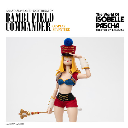 【定金】PASCHA COSPLAY系列 1/6 可动人偶 军乐指挥官斑比 BAMBI