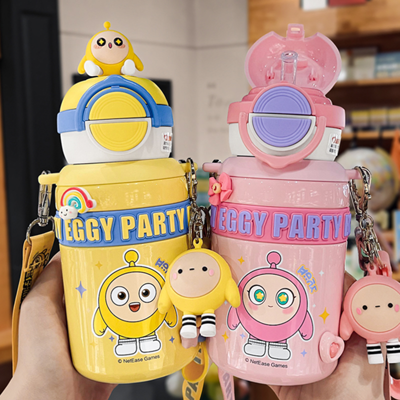 316内胆双饮口可爱保温杯