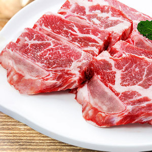 黑椒牛仔骨原部位新鲜冷冻厚切原味腌制牛肋条肋排小排牛肉半成品
