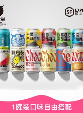 牛啤堂NBeer 帝都海盐果味小麦果泥IPA拉格茶啤精酿啤酒自选330ml