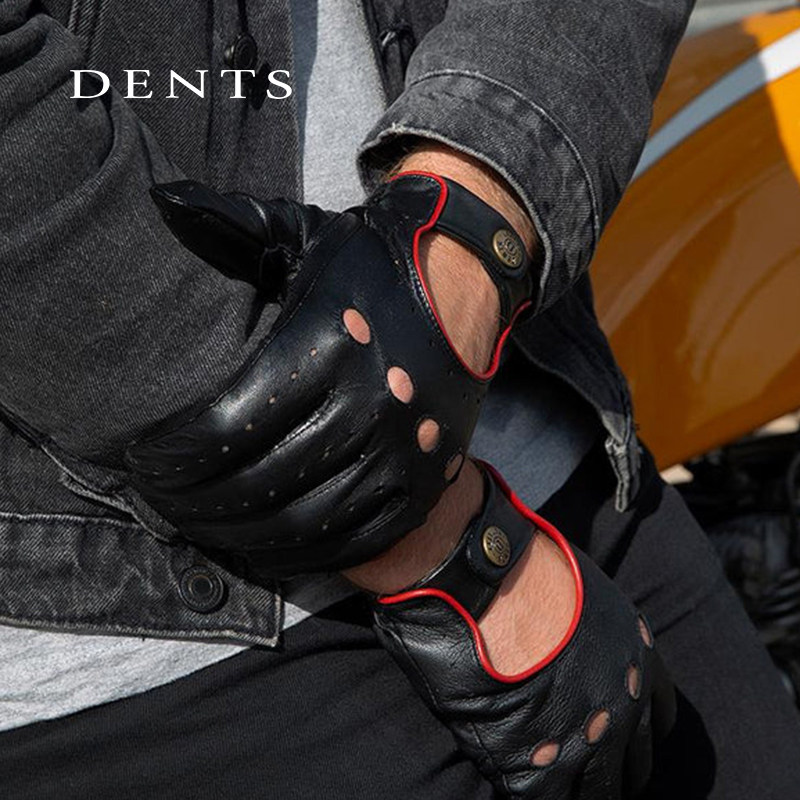 DENTS抖森同款毛羊皮手套