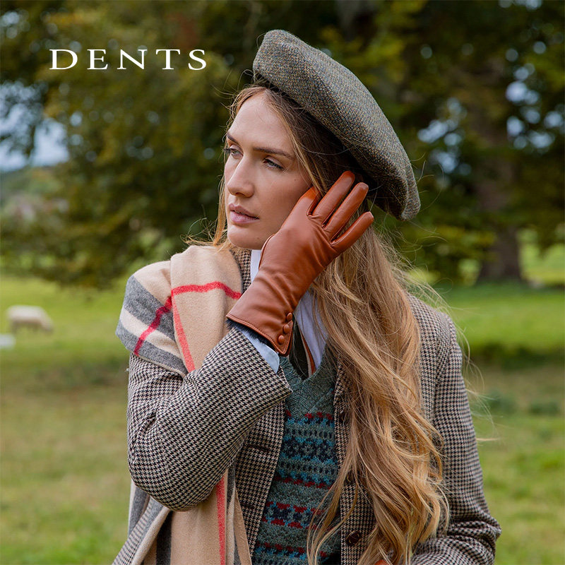 dents内里羊皮女士保暖手套