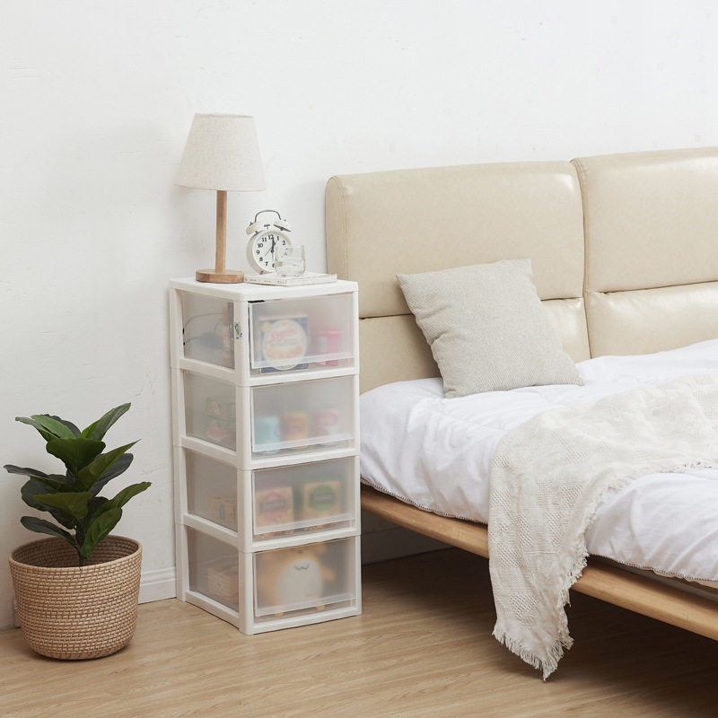 夹缝收纳柜日用家居儿童透明PP收纳箱塑料抽屉式客厅柜组合整理柜,收纳整理,收纳柜,淘宝优惠券,粉丝福利购,淘宝优惠卷