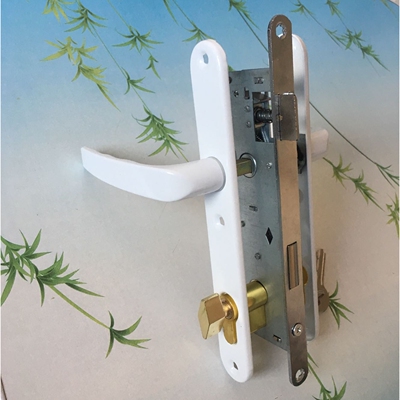 塑钢门锁8525老式 通用型塑钢门把手平开 执手 双面锁芯