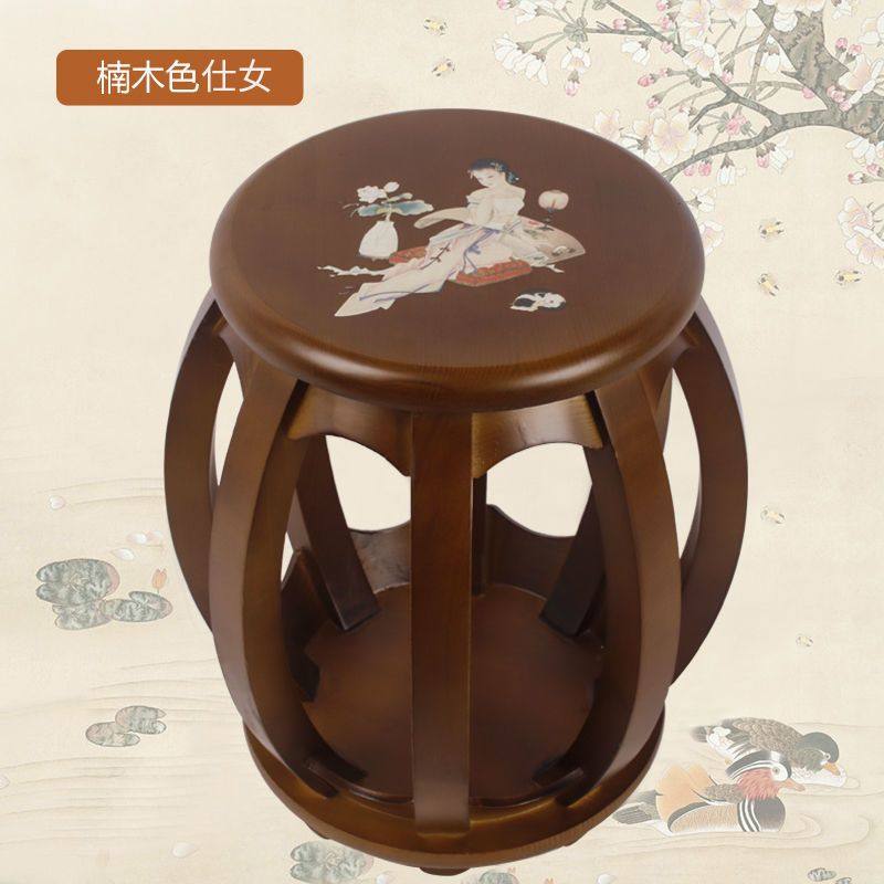 古筝凳古筝凳子实木古筝圆凳素面款印花款古筝琴凳结实耐用,住宅家具,红木椅凳,淘宝优惠券,粉丝福利购,淘宝优惠卷