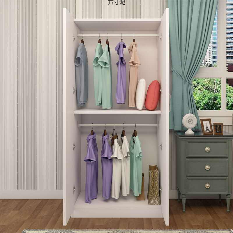 简易衣柜60宽简约现代经济型实木组装儿童出租房卧室小衣橱收纳柜