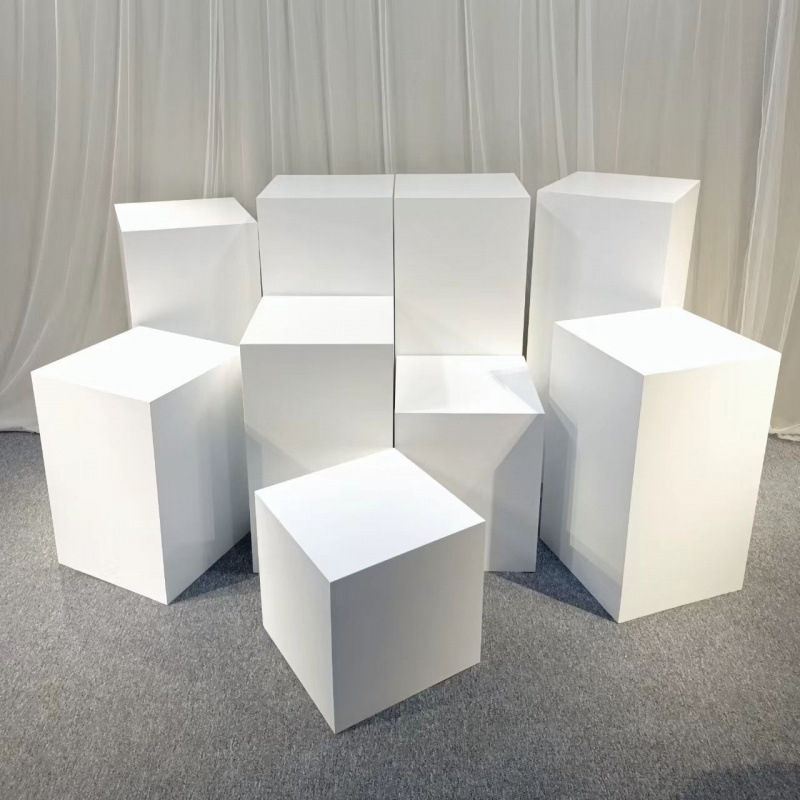 摄影道具拍照木墩正方体长方体白色方块影楼拍摄几何立方体展示台