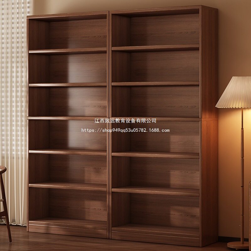 书柜落地一体靠墙柜子储物柜客厅置物柜学生简易书架收纳柜博古架