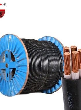 国超WDZ-YJY电m线电缆线电力国标铜芯5*6平方1米【现货供应5米起