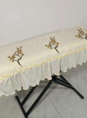 蕾丝61键电子琴l罩防尘罩琴布盖布琴套通用款琴罩子古琴盖布防尘