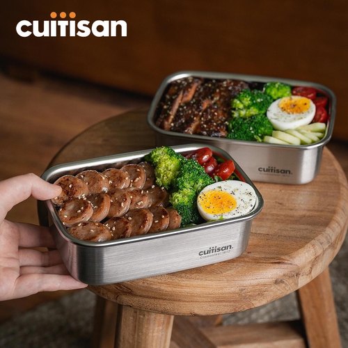 进口不锈钢可微波加热饭盒