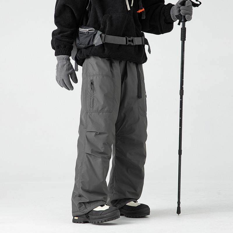 冲锋羽绒裤男款登山长裤2024冬季新款户外防水休闲耐磨滑雪工装裤,男装,羽绒裤,淘宝优惠券,粉丝福利购,淘宝优惠卷