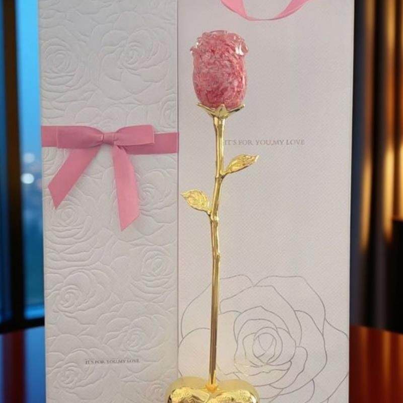 【七夕表白】南昌印钞百元碎钞玫瑰花礼盒情人节礼物创意永生花