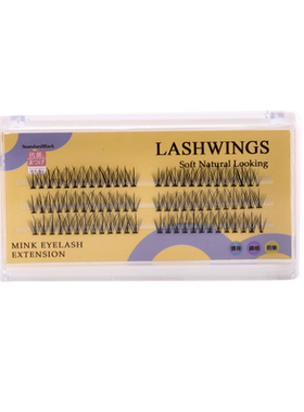 自然仿真纤长假睫毛LASHWINGS