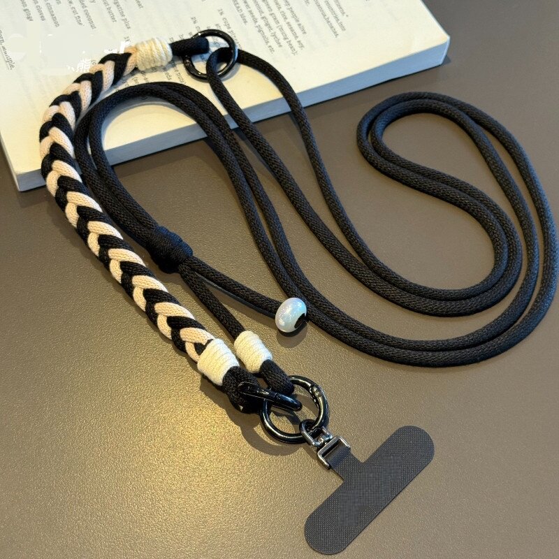 手机链绳斜挎防盗手机绳长款可调节手机挂绳三合一斜挎可背挂