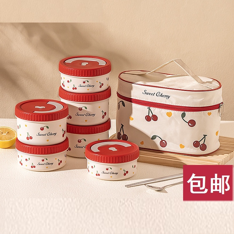 儿童保温饭盒316不锈钢保温饭盒学生微波炉加热便当盒上班族