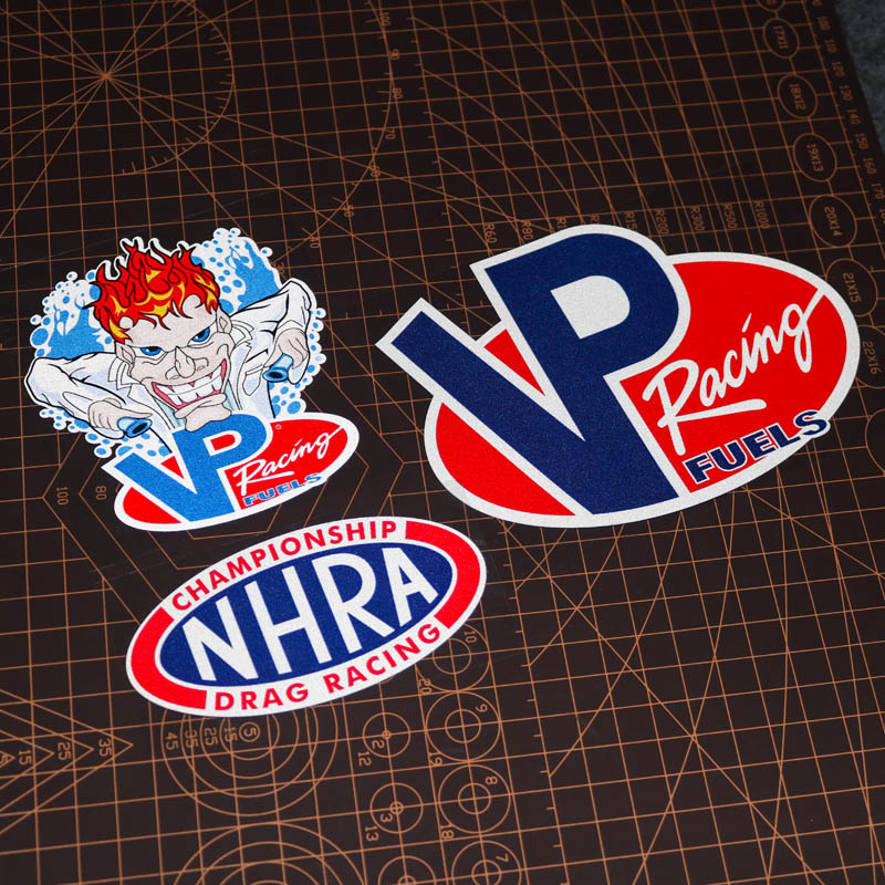 VP RACING高性能赛车油汽车贴纸车身车窗改装防水车贴划痕贴