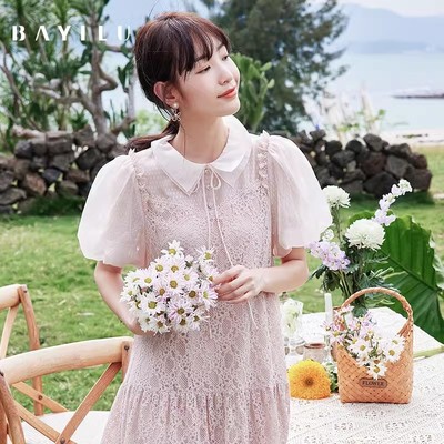 【小田粉丝专享】芭依璐女装夏季新款时尚连衣裙  81L7040
