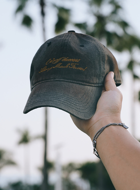 OOTC 休闲时尚气质脏染帽子美式复古百搭街头风男女同款