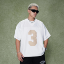 新款 OOTC T恤男夏季 休闲复古运动球衣复刻橄榄球服短袖 上衣潮 美式