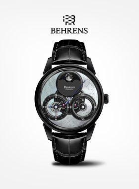 贝伦斯BEHRENS 星宿Constell月相功能自动机械腕表产品品牌男女款