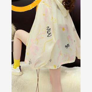 防晒衣女款2023新款夏季薄款外穿透气冰丝时尚宽松防晒服开衫外套