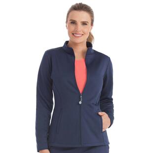 2023年户外休闲运动健身外套 抓绒夹克女秋冬新品 立领修身 开身长袖